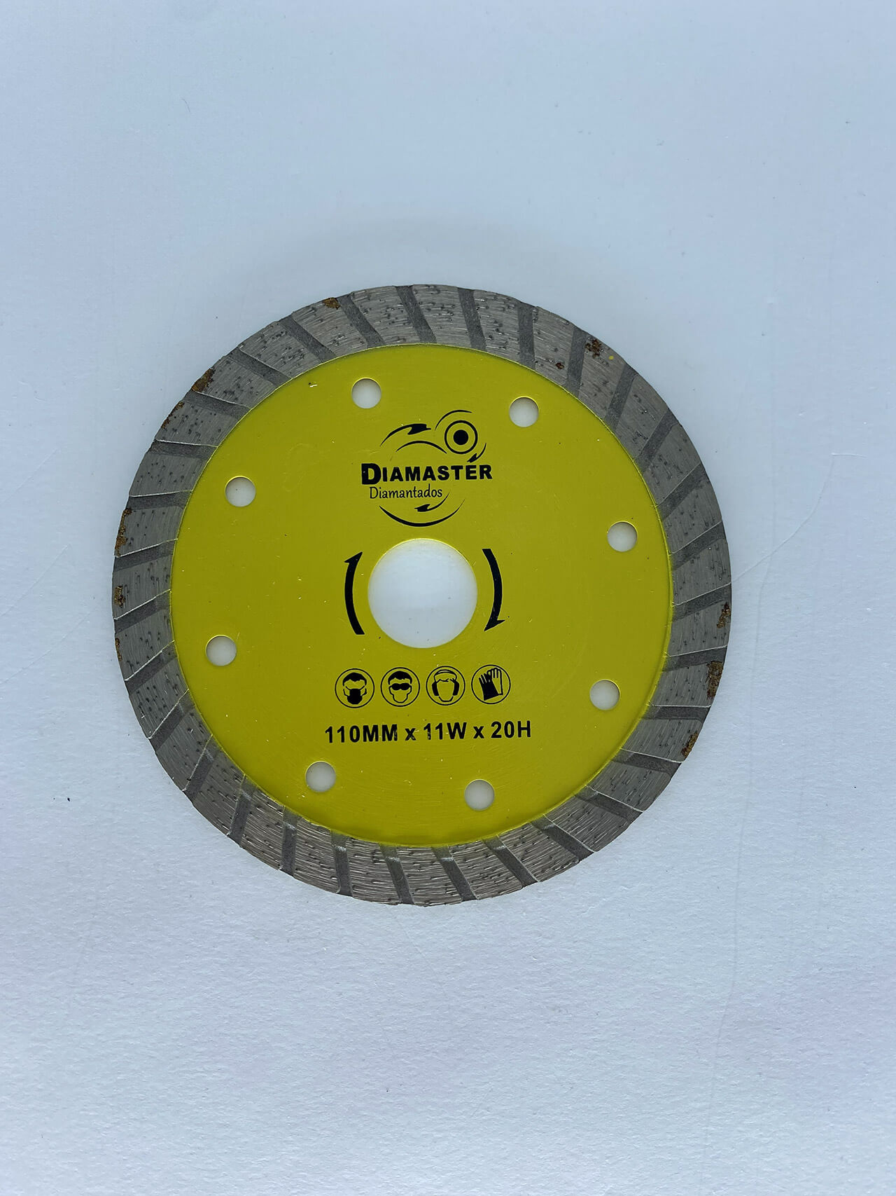 Disco Turbo Amarelo 110mm Diamaster